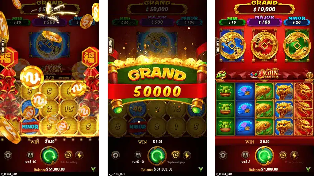 3 Coins Ace11 Bonus